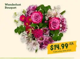 Sprouts Farmers Market Wanderlust Bouquet offer