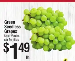 Smart & Final Green Seedless Grapes offer