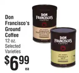 Smart & Final Don Francisco's Ground Coffee offer