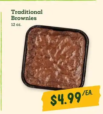 Sprouts Farmers Market Traditional Brownies offer