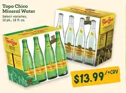 Sprouts Farmers Market Topo Chico Mineral Water offer