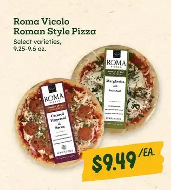 Sprouts Farmers Market Roma Vicolo Roman Style Pizza offer