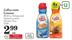 Pavilions Coffee-mate Creamer offer