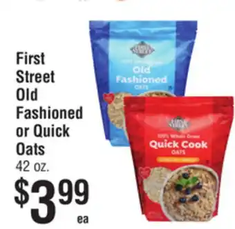 Smart & Final First Street Old Fashioned or Quick Oats offer