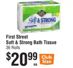 Smart & Final First Street Soft & Strong Bath Tissue offer