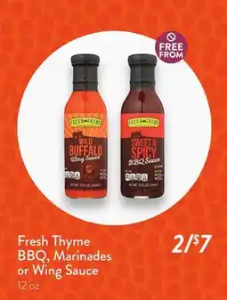 Fresh Thyme Fresh Thyme BBQ, Marinades or Wing Sauce offer