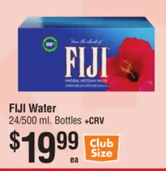 Smart & Final FIJI Water offer