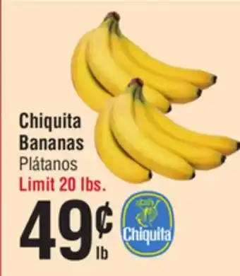 Smart & Final Chiquita Bananas offer