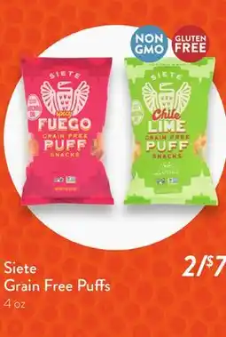 Fresh Thyme Siete Grain Free Puffs offer