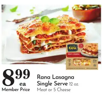 Pavilions Rana Lasagna Single offer