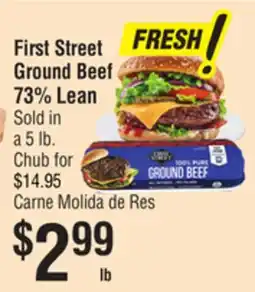 Smart & Final First Street Ground Beef 73% Lean offer