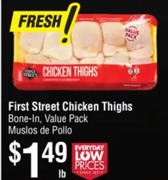 Smart & Final First Street Chicken Thighs offer