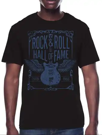 Walmart Rock And Roll Hall Of Fame, Mens Graphic Print Short Sleeve Tee, Flying Guitar, Sizes S-3XL offer