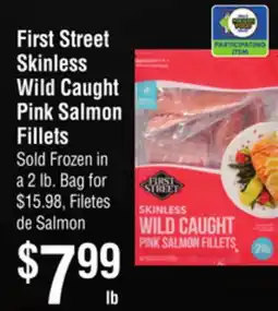 Smart & Final First Street Skinless Wild Caught Pink Salmon Fillets offer