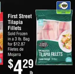 Smart & Final First Street Tilapia Fillets offer