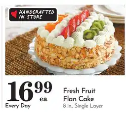 Pavilions Fresh Fruit Flan Cake offer