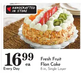 Pavilions Fresh Fruit Flan Cake offer