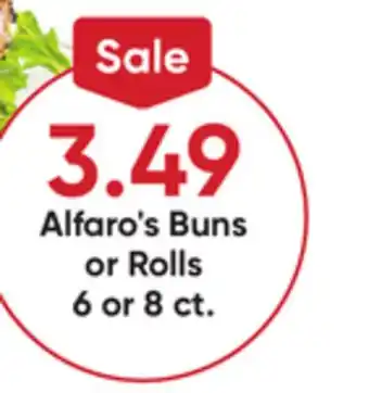 Stater Bros Alfaro's Buns or Rolls offer