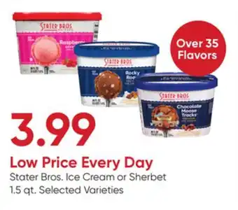 Stater Bros Stater Bros. Ice Cream or Sherbet offer