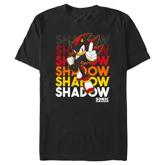 Walmart Men's Sonic the Hedgehog Shadow Stack Graphic T-Shirt offer