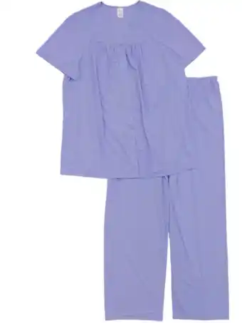 Walmart Lissome Lounge Womens Lavender Purple Silky Soft Semi-Sheer Pajamas Sleep Set 2X offer