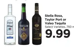 Food 4 Less Stella Rosa, Taylor Port or Valeo Tequila offer