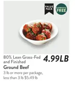 Fresh Thyme Ground Beef offer