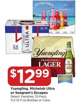 Food 4 Less Yuengling, Michelob Ultra or Seagram's Escapes offer