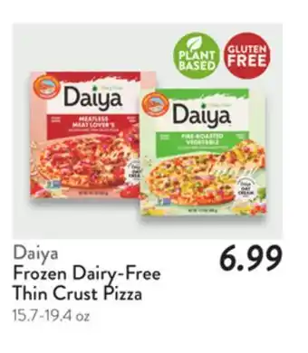 Fresh Thyme Daiya Frozen Dairy-Free Thin Crust Pizza offer