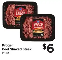 Food 4 Less Kroger Beef Shaved Steak offer