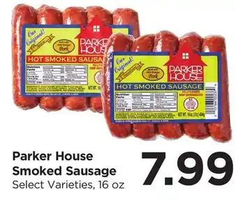 Food 4 Less Parker House Smoked Sausage offer