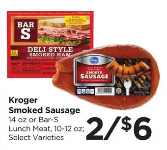 Food 4 Less Kroger Smoked Sausage offer