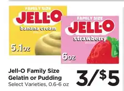 Food 4 Less Jell-O Family Size Gelatin or Pudding offer