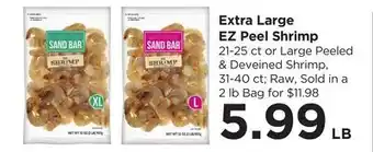 Food 4 Less Extra Large EZ Peel Shrimp offer