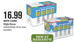 Mariano's High Noon offer