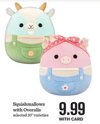 Mariano's Squishmallows with Overalls offer