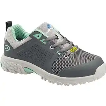 Walmart Nautilus Safety Footwear Womens Zephyr Slip Resistant ESD Work Shoe Grey offer