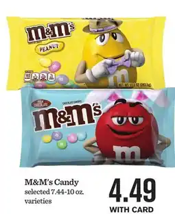 Mariano's M & M' s Candy offer