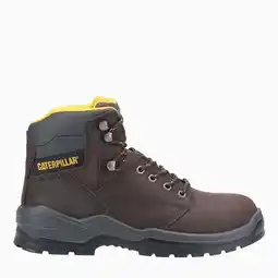 Walmart Cat Footwear Men's Striver Steel Toe Industrial Boot BROWN offer