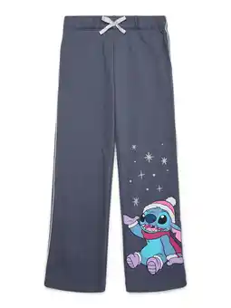 Walmart Disney Stitch Girls Winter Graphic Print Sweatpants, Sizes 4-16 offer