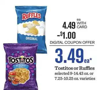 Mariano's Tostitos or Ruffles offer