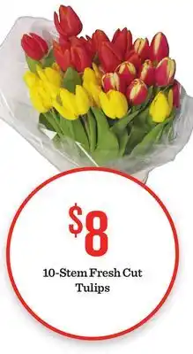 Mariano's 10-Stem Fresh Cut Tulips offer