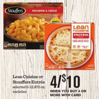 Mariano's Lean Cuisine or Stouffers Entrée offer