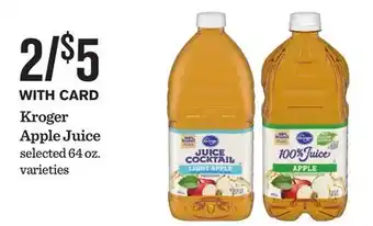 Mariano's Kroger Apple Juice offer