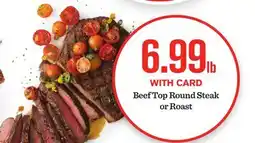 Mariano's Beef Top Round Steak or Roast offer