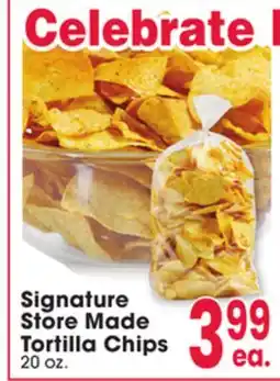 Jewel-Osco Signature Store Made Tortilla Chips offer