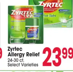 Jewel-Osco Zyrtec Allergy Relief offer