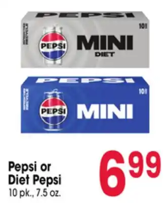 Jewel-Osco Pepsi or Diet Pepsi offer