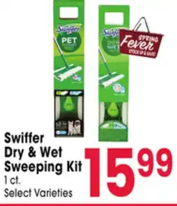 Jewel-Osco Swiffer Dry & Wet Sweeping Kit offer