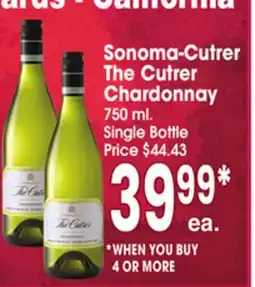 Jewel-Osco Sonoma-Cutrer The Cutrer Chardonnay offer